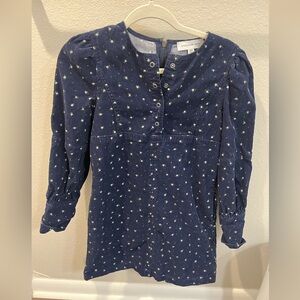 Something Navy Corduroy Dress